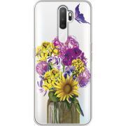 Прозрачный чехол Uprint OPPO A5 2020 My Bouquet