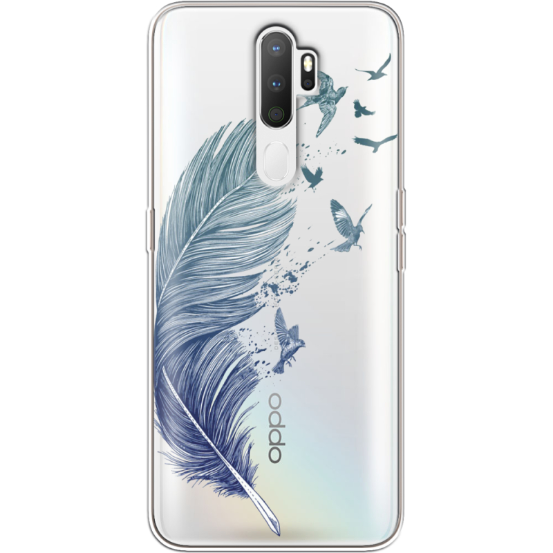 Прозрачный чехол Uprint OPPO A5 2020 Feather