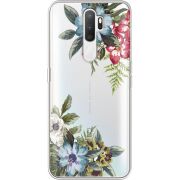 Прозрачный чехол Uprint OPPO A5 2020 Floral