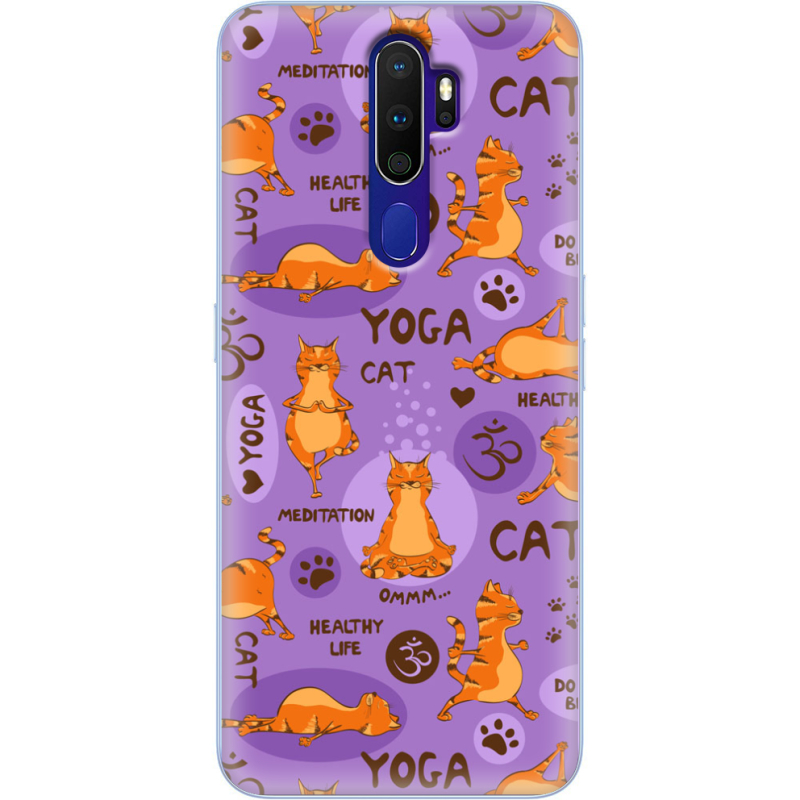 Чехол Uprint OPPO A9 2020 Yoga Cat