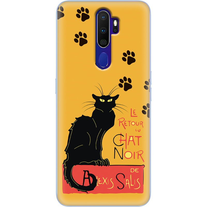 Чехол Uprint OPPO A9 2020 Noir Cat