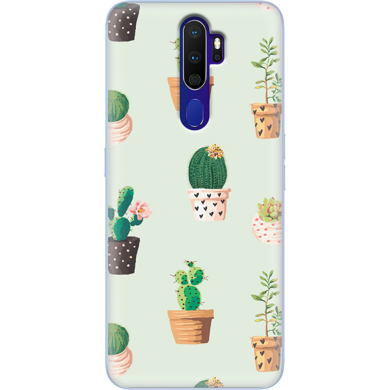 Чехол Uprint OPPO A9 2020 L-green Cacti