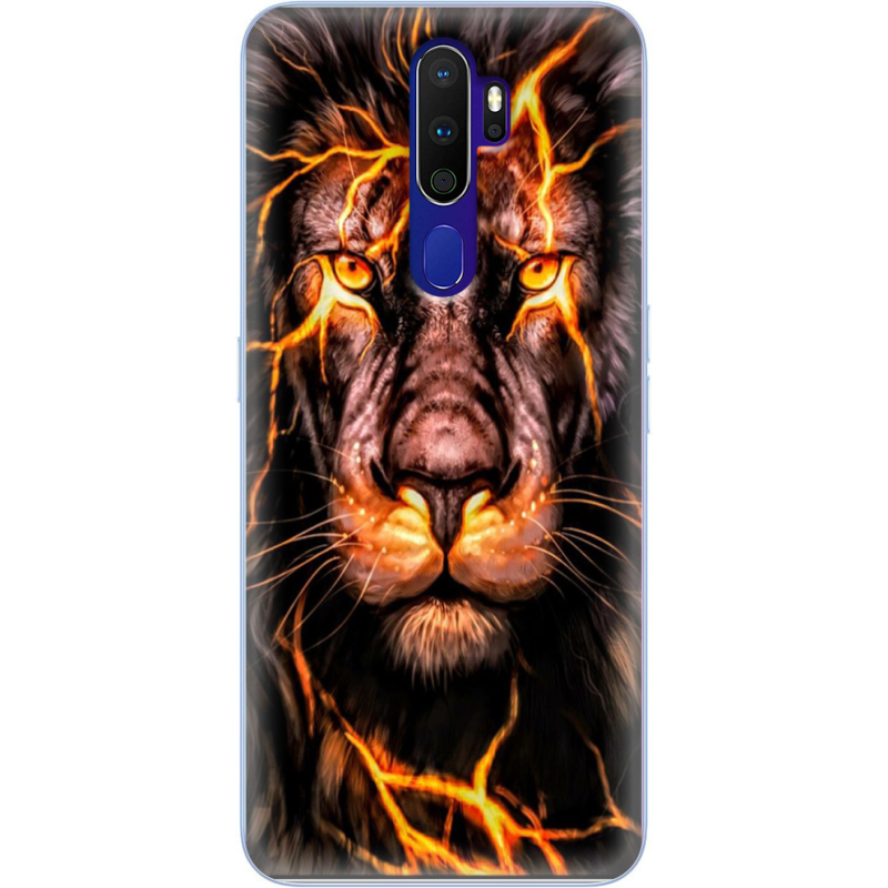 Чехол Uprint OPPO A9 2020 Fire Lion
