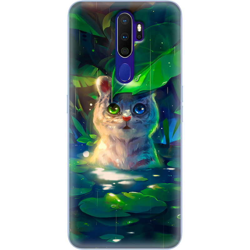 Чехол Uprint OPPO A9 2020 White Tiger Cub