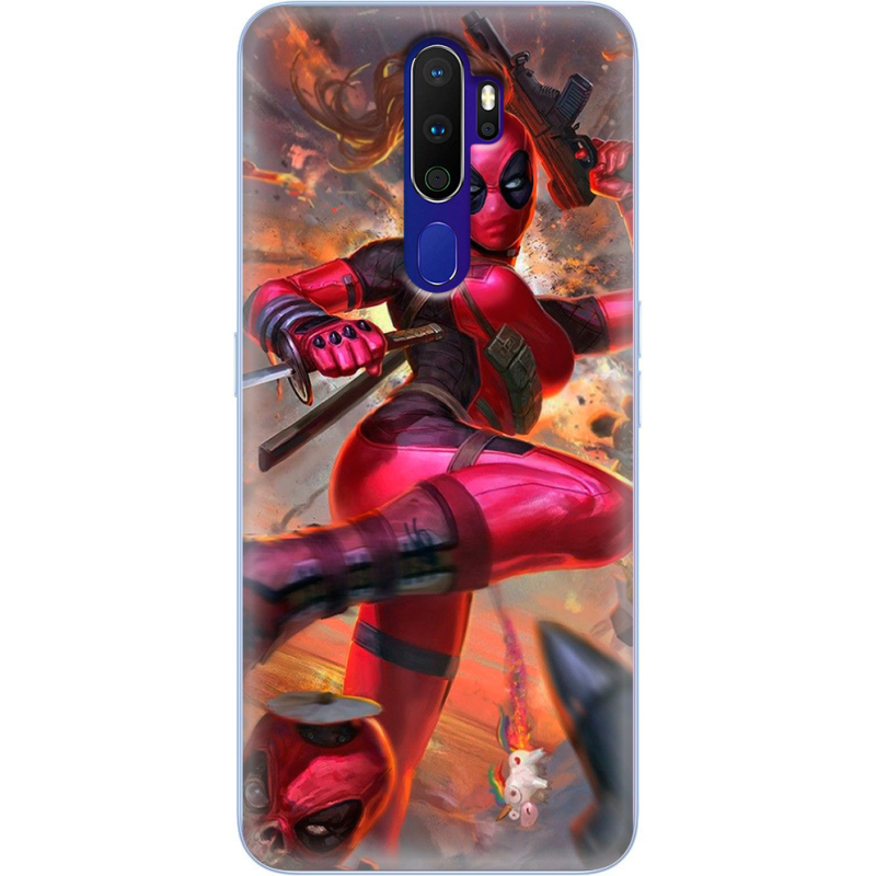 Чехол Uprint OPPO A9 2020 Woman Deadpool