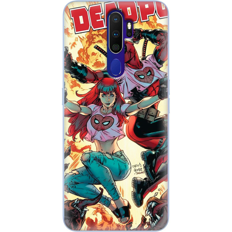 Чехол Uprint OPPO A9 2020 Deadpool and Mary Jane