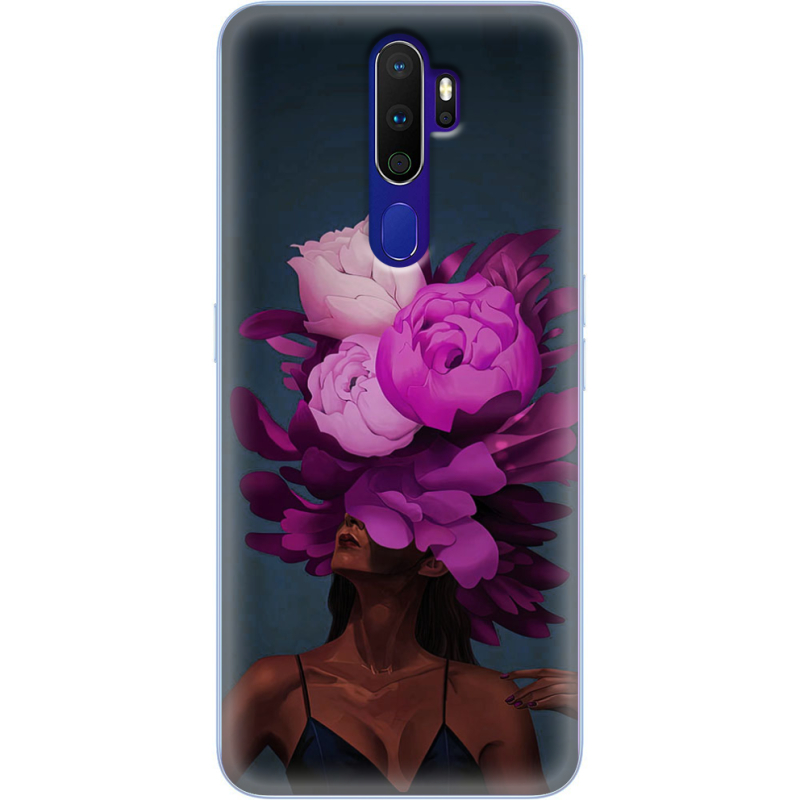 Чехол Uprint OPPO A9 2020 Exquisite Purple Flowers