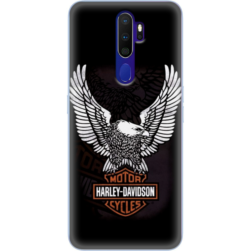 Чехол Uprint OPPO A9 2020 Harley Davidson and eagle