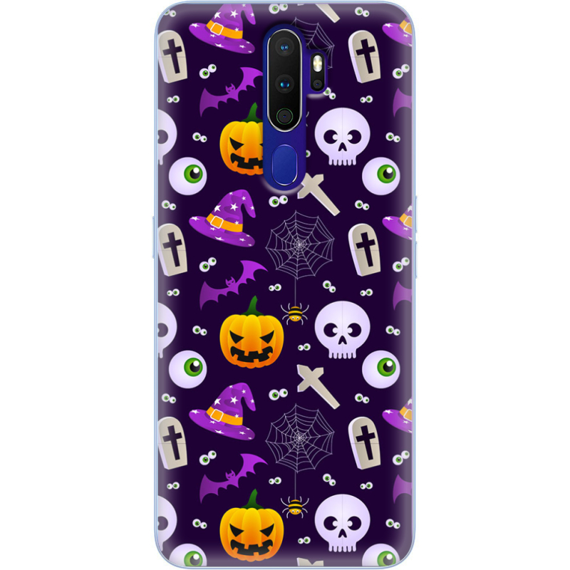 Чехол Uprint OPPO A9 2020 Halloween Purple Mood