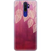 Чехол Uprint OPPO A9 2020 Gold Leaves