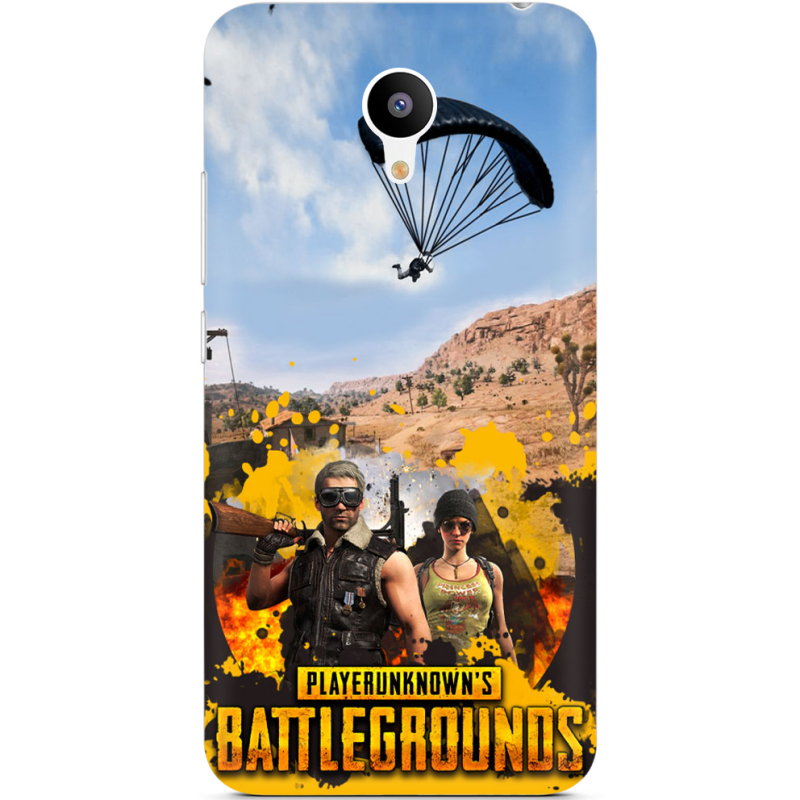 Чехол Uprint Meizu M3 Pubg parachute