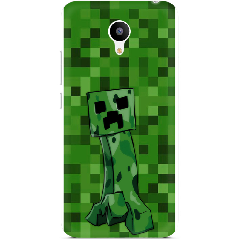 Чехол Uprint Meizu M3 Minecraft Creeper