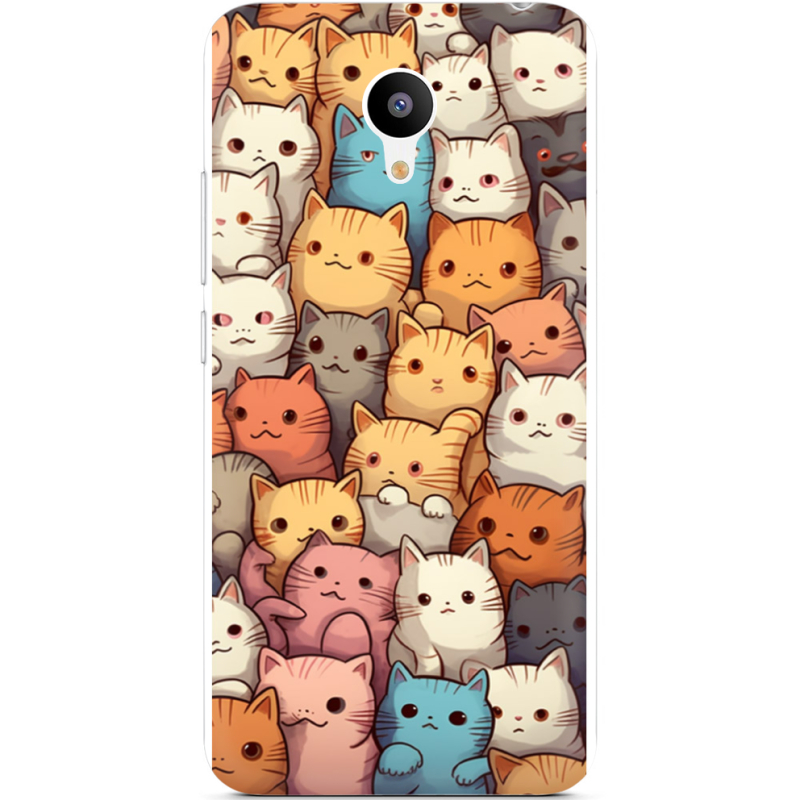 Чехол Uprint Meizu M3 Котики муркотики