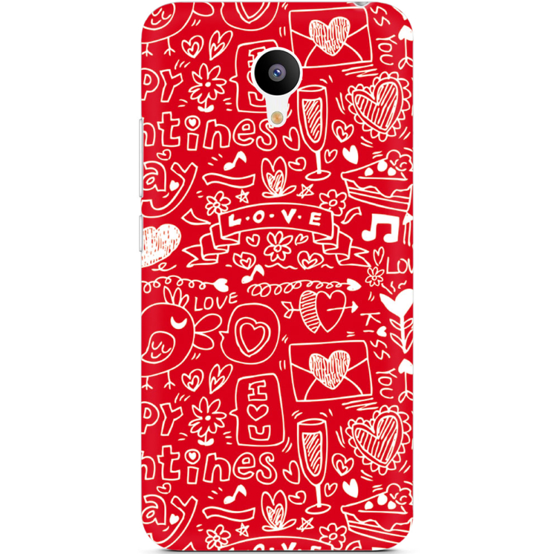 Чехол Uprint Meizu M3 Happy Valentines