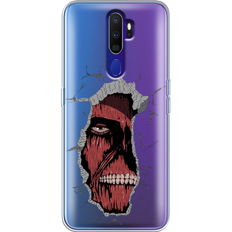 Прозрачный чехол Uprint OPPO A9 2020 Нападение Титана