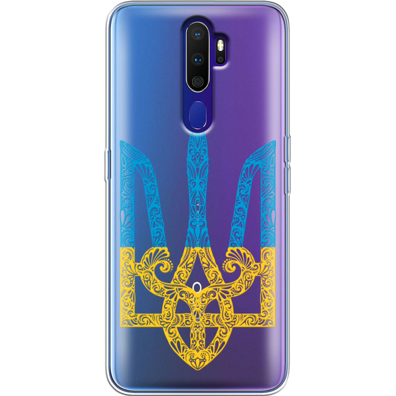 Прозрачный чехол Uprint OPPO A9 2020 Gold Trident