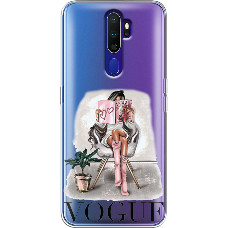 Прозрачный чехол Uprint OPPO A9 2020 VOGUE