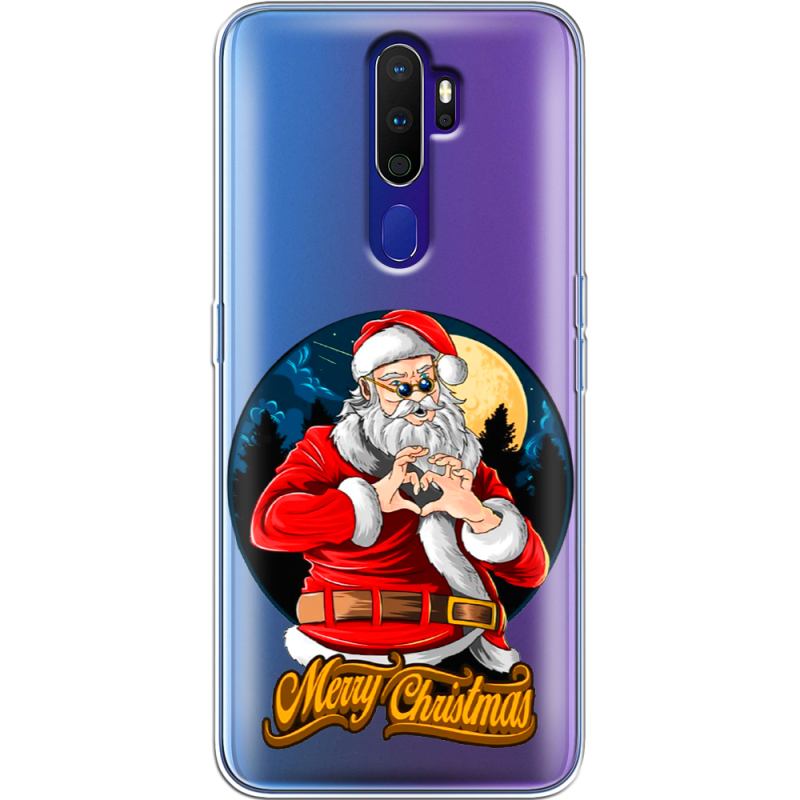 Прозрачный чехол Uprint OPPO A9 2020 Cool Santa