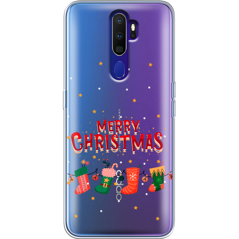 Прозрачный чехол Uprint OPPO A9 2020 Merry Christmas