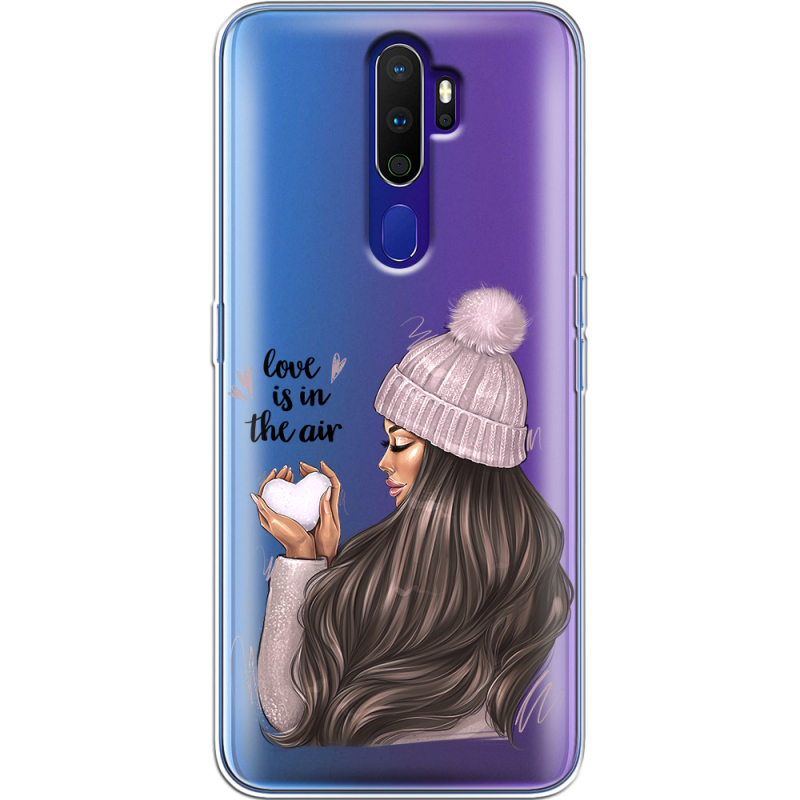Прозрачный чехол Uprint OPPO A9 2020 love is in the air