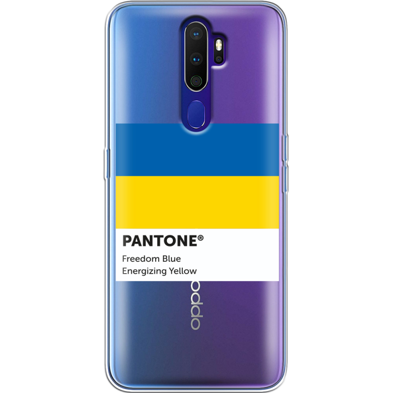 Прозрачный чехол Uprint OPPO A9 2020 Pantone вільний синій