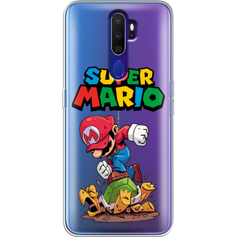 Прозрачный чехол Uprint OPPO A9 2020 Super Mario