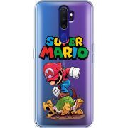 Прозрачный чехол Uprint OPPO A9 2020 Super Mario