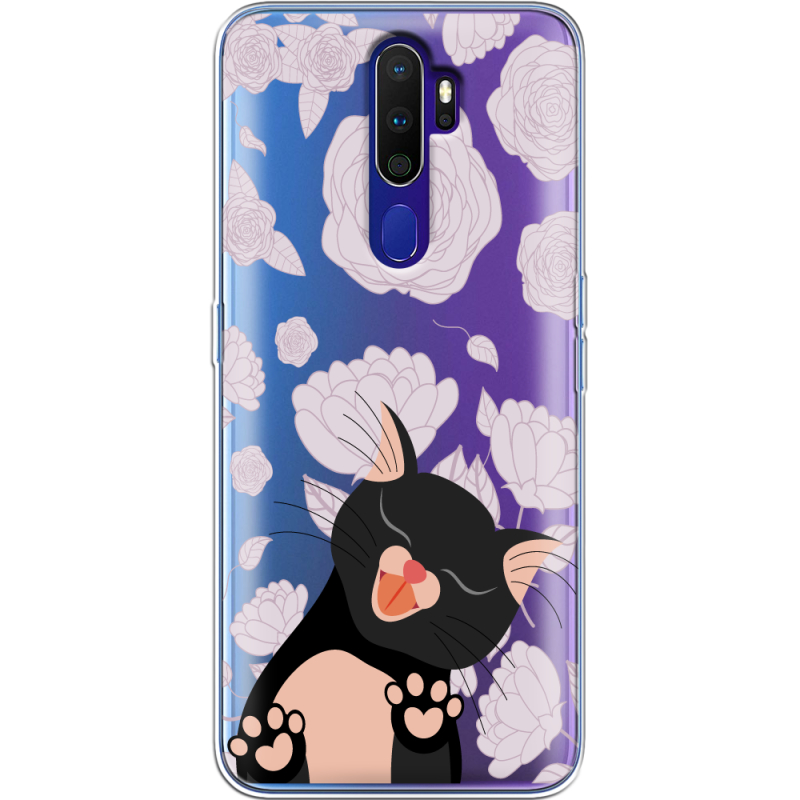 Прозрачный чехол Uprint OPPO A9 2020 Meow