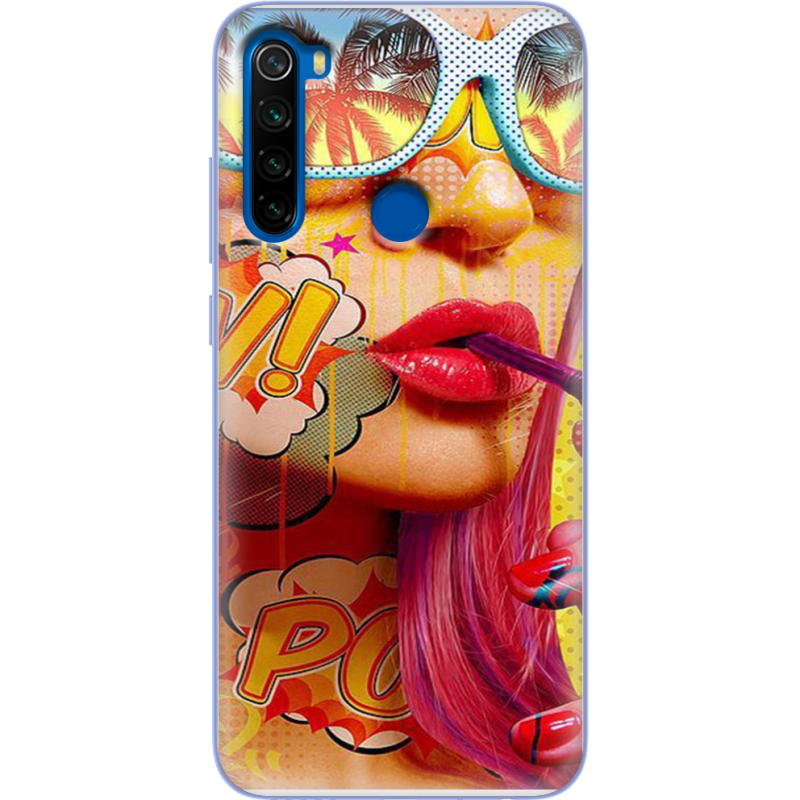 Чехол Uprint Xiaomi Redmi Note 8T Yellow Girl Pop Art