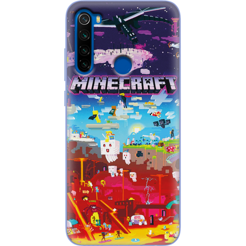 Чехол Uprint Xiaomi Redmi Note 8T Minecraft World Beyond