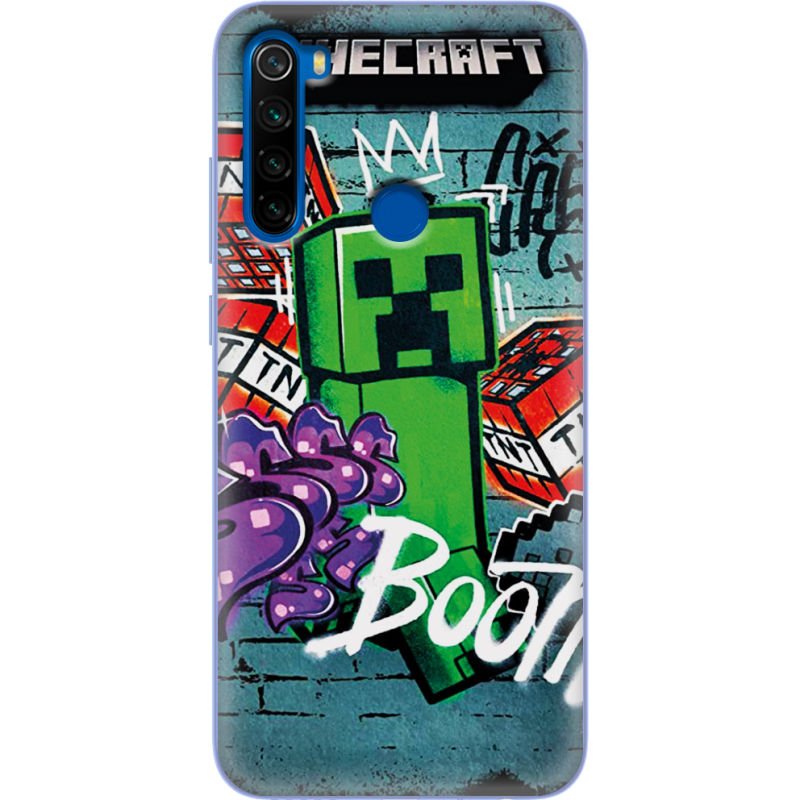 Чехол Uprint Xiaomi Redmi Note 8T Minecraft Graffiti