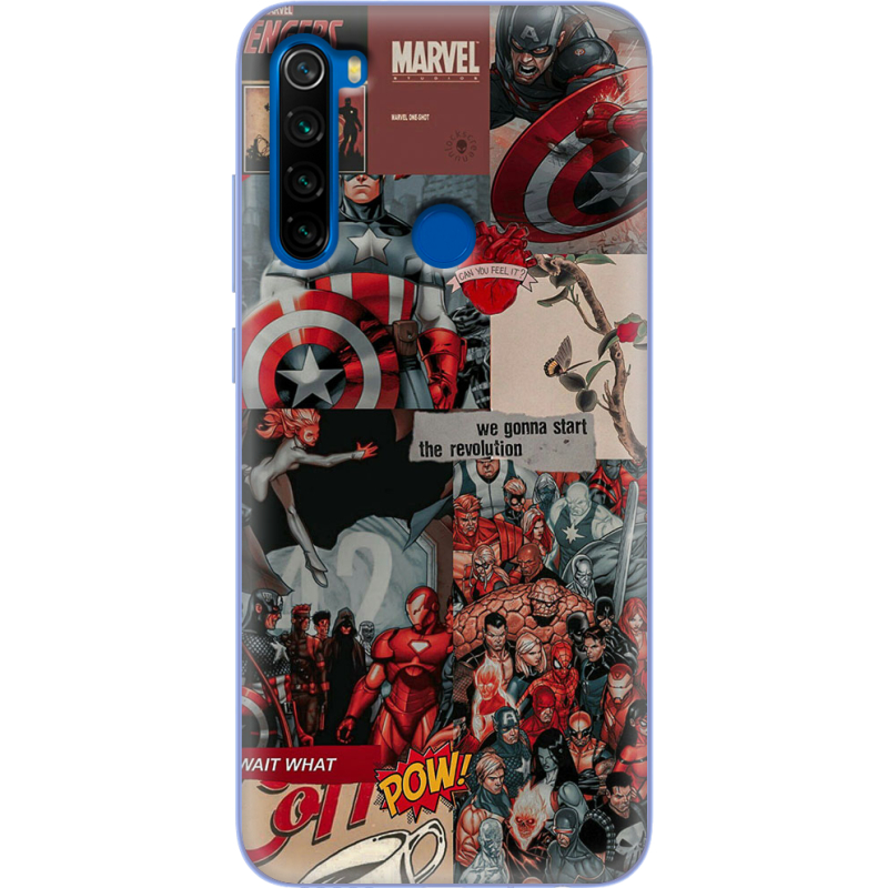 Чехол Uprint Xiaomi Redmi Note 8T Marvel Avengers