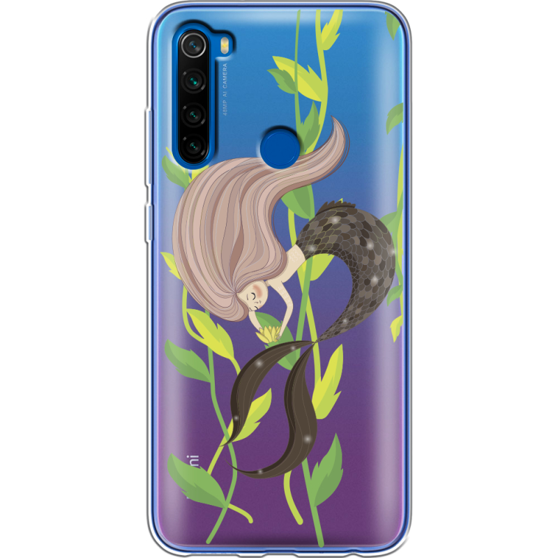 Прозрачный чехол Uprint Xiaomi Redmi Note 8T Cute Mermaid