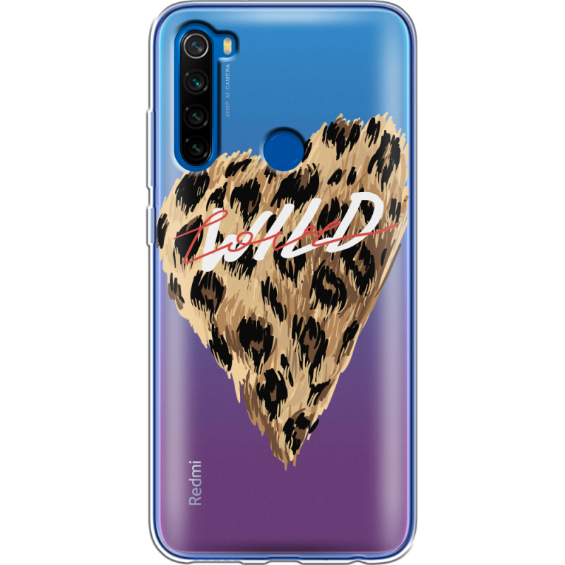 Прозрачный чехол Uprint Xiaomi Redmi Note 8T Wild Love