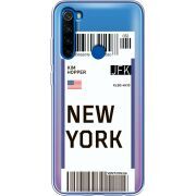 Прозрачный чехол Uprint Xiaomi Redmi Note 8T Ticket New York