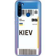Прозрачный чехол Uprint Xiaomi Redmi Note 8T Ticket Kiev