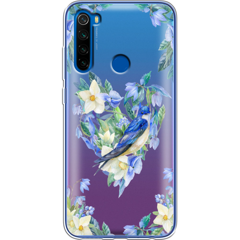 Прозрачный чехол Uprint Xiaomi Redmi Note 8T Spring Bird