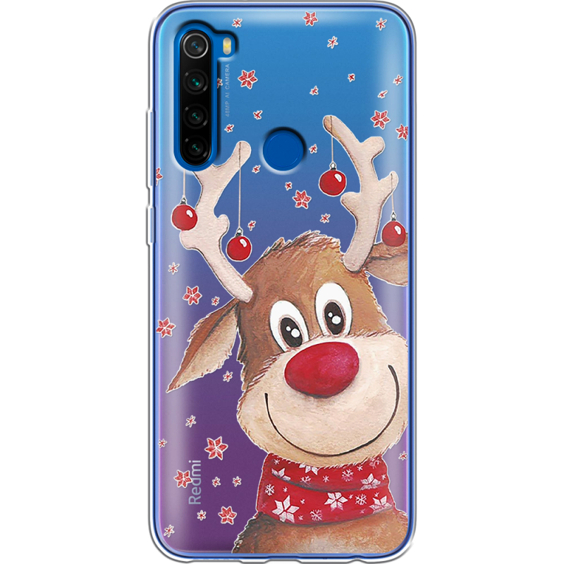 Прозрачный чехол Uprint Xiaomi Redmi Note 8T Winter Deer
