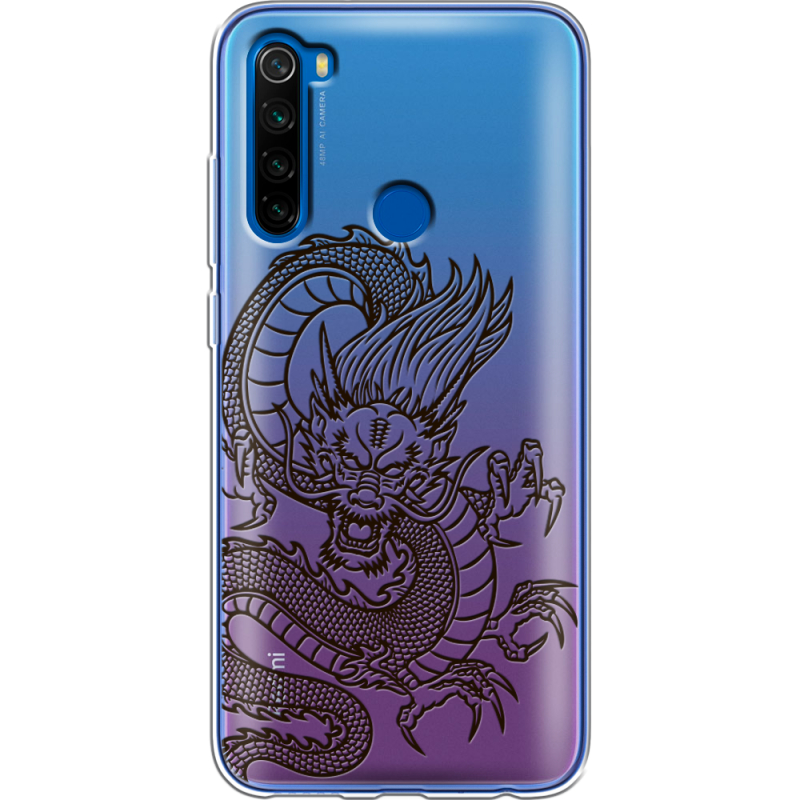 Прозрачный чехол Uprint Xiaomi Redmi Note 8T Chinese Dragon