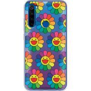 Прозрачный чехол Uprint Xiaomi Redmi Note 8T Hippie Flowers