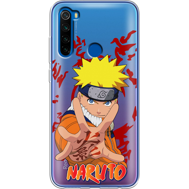 Прозрачный чехол Uprint Xiaomi Redmi Note 8T Naruto