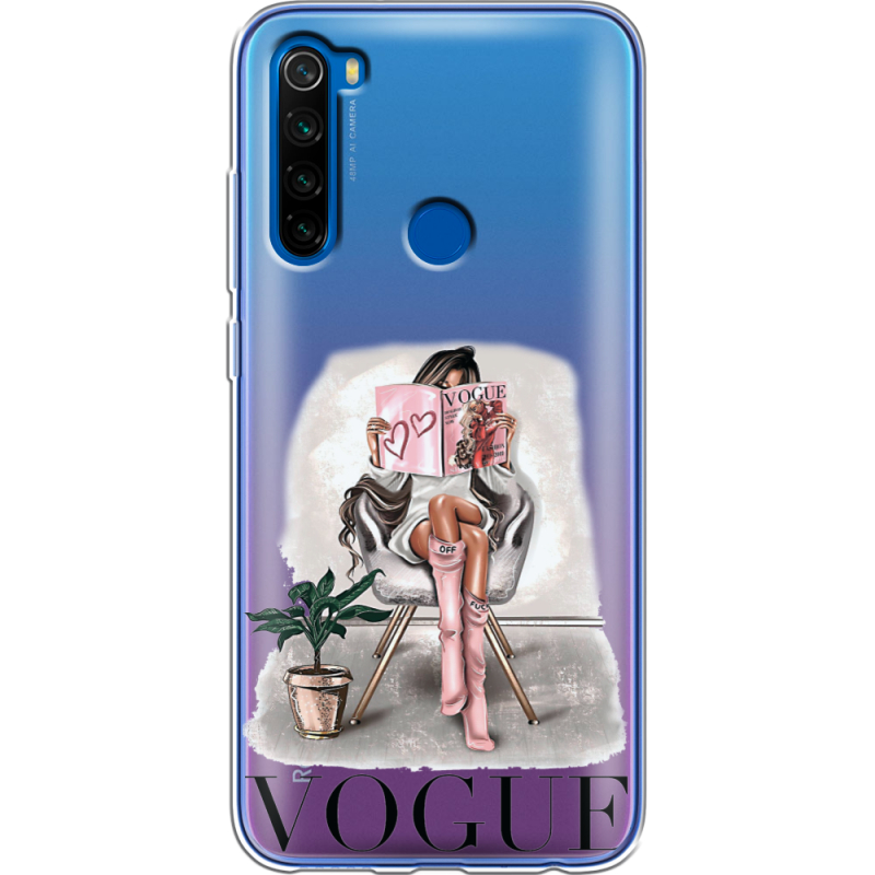 Прозрачный чехол Uprint Xiaomi Redmi Note 8T VOGUE