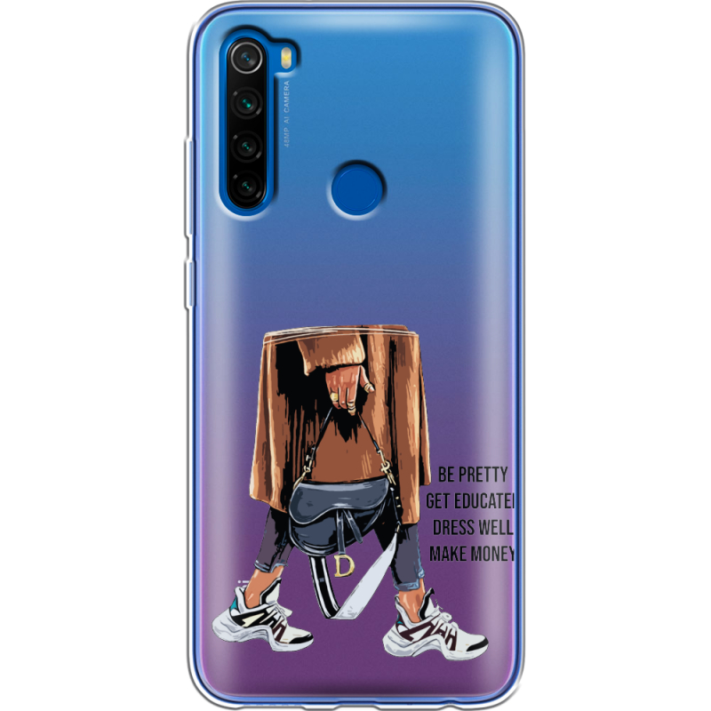 Прозрачный чехол Uprint Xiaomi Redmi Note 8T Motivation