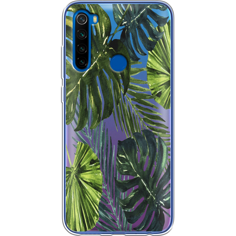 Прозрачный чехол Uprint Xiaomi Redmi Note 8T Palm Tree