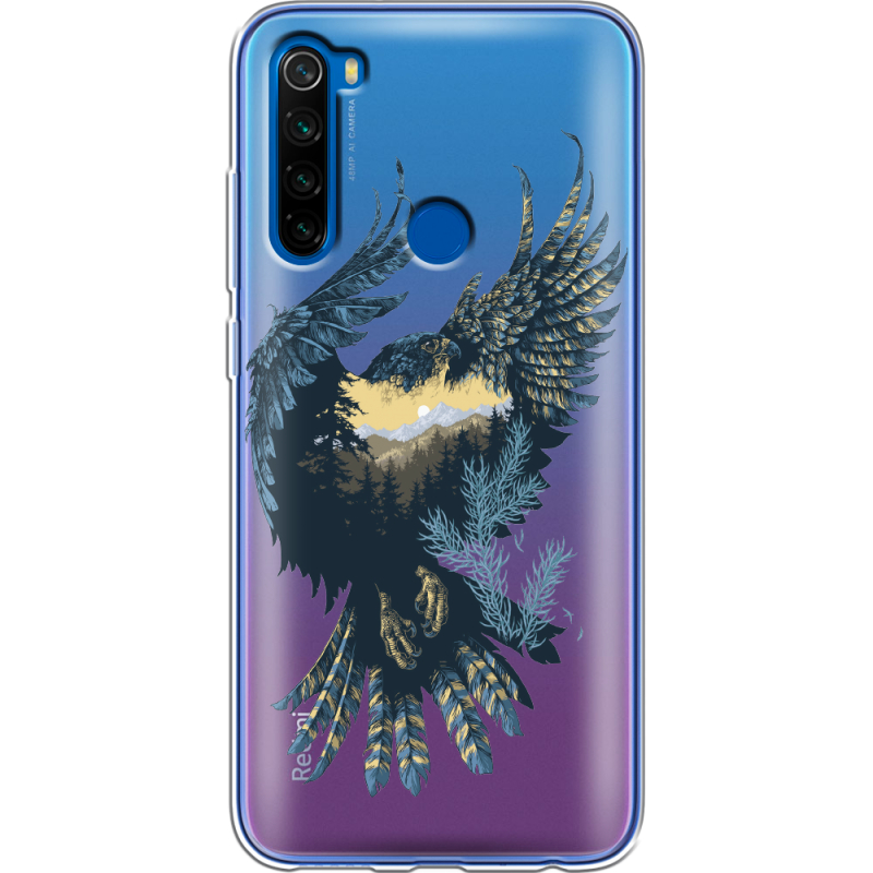 Прозрачный чехол Uprint Xiaomi Redmi Note 8T Eagle