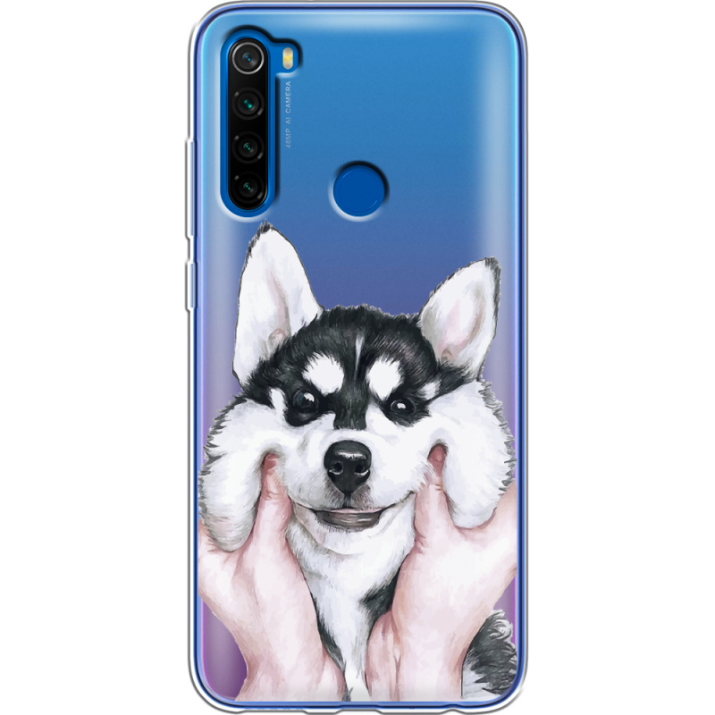 Прозрачный чехол Uprint Xiaomi Redmi Note 8T Husky