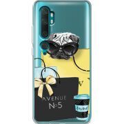 Прозрачный чехол Uprint Xiaomi Mi Note 10 / Mi Note 10 Pro Fashion Pug