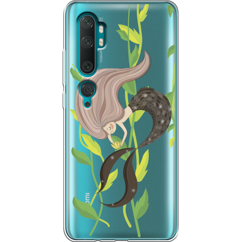 Прозрачный чехол Uprint Xiaomi Mi Note 10 / Mi Note 10 Pro Cute Mermaid