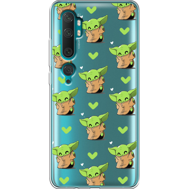 Прозрачный чехол Uprint Xiaomi Mi Note 10 / Mi Note 10 Pro Pattern Baby Yoda