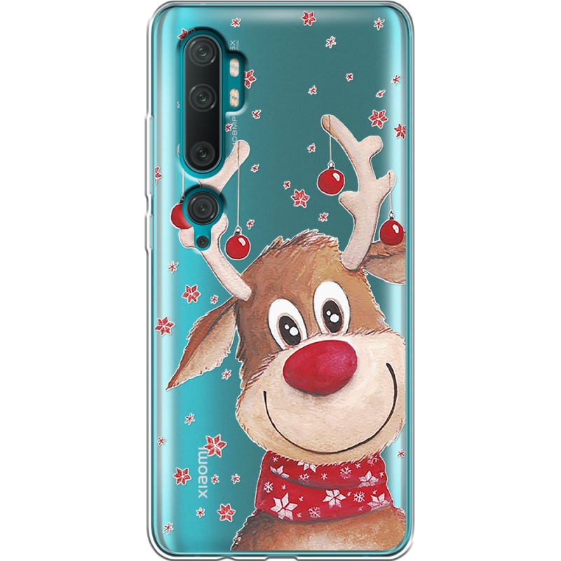 Прозрачный чехол Uprint Xiaomi Mi Note 10 / Mi Note 10 Pro Winter Deer